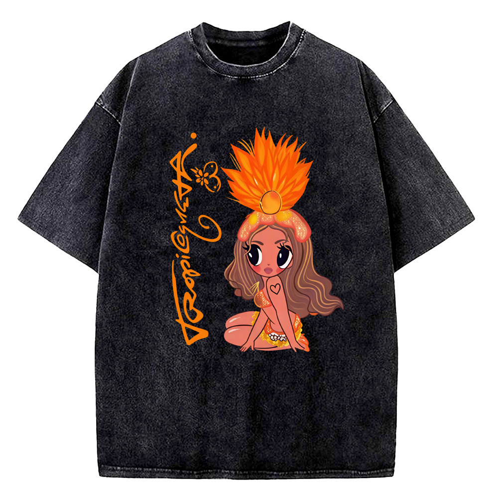 Mens Fashion In The 2000S - Karol g Vintage Washed cotton shirt