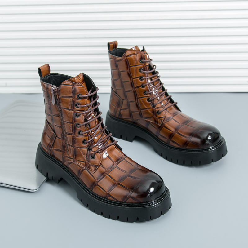 Chelsea Boots Men - Summer Men Fashion Chelsea Boots Black