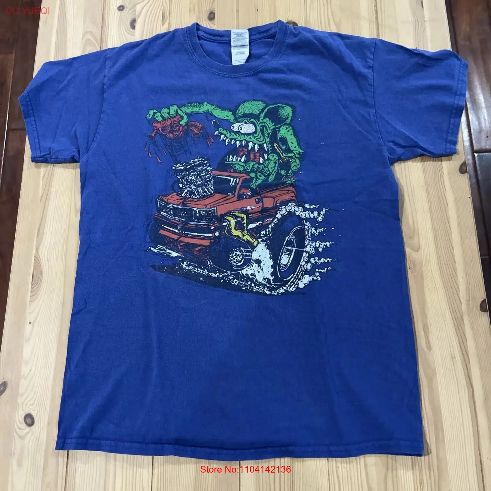 Mens Fashion In The 2000S - Vintage Rat Fink T Shirt Size