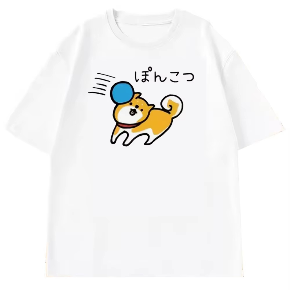 Mens Fashion In The 2000S - Funny Shiba Inu Shirt Girl Digital