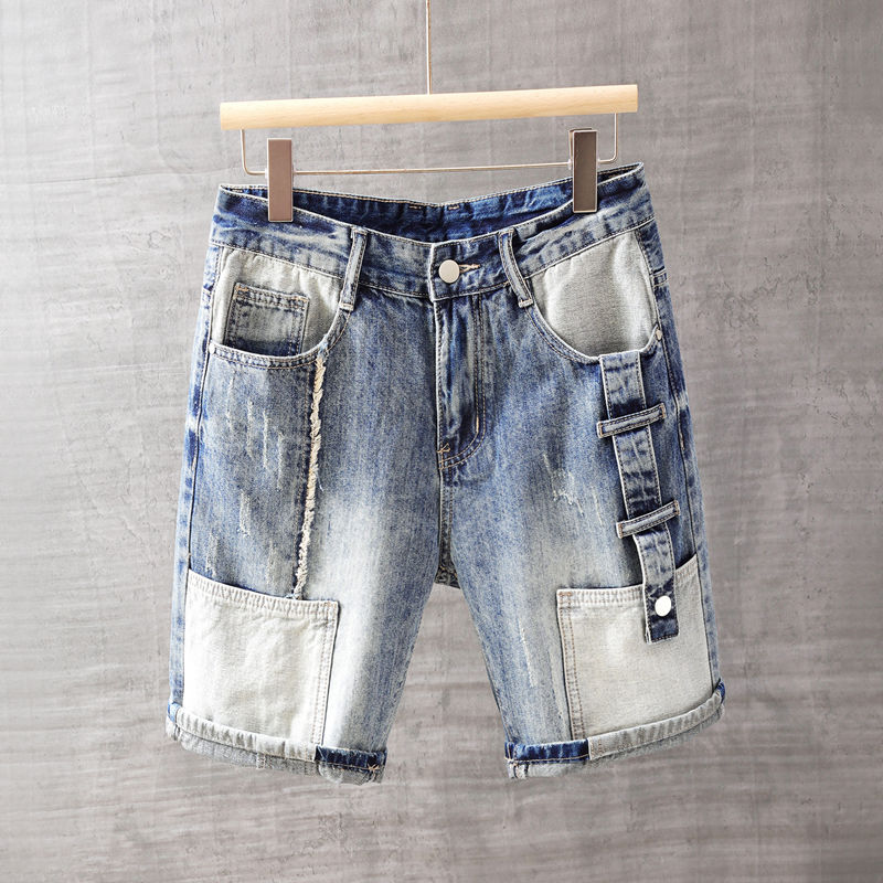 Jeans Pants Fashion Men - Men's Short Jeans Pants with Pockets