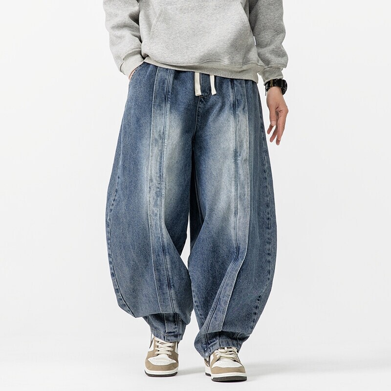 Jeans Pants Fashion Men - 2025 New Vintage Harem Pants Men