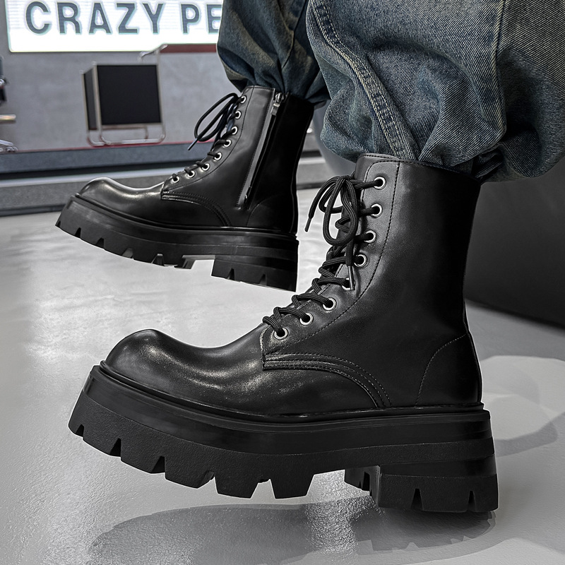 Chelsea Boots Men - British style mens casual stage nightclub