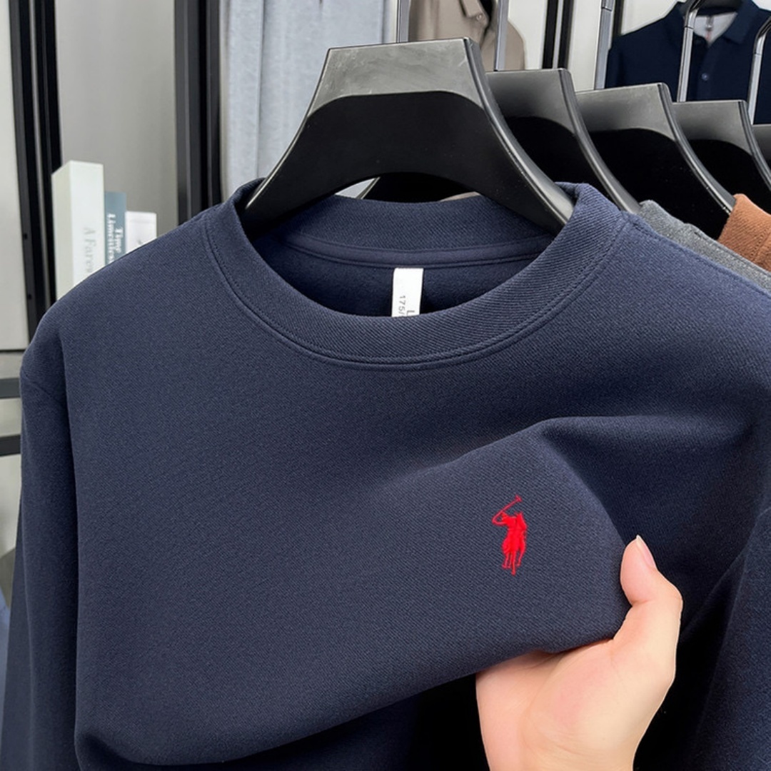 Men'S Fashion T Shirts - Soft cotton high-end brand men's long