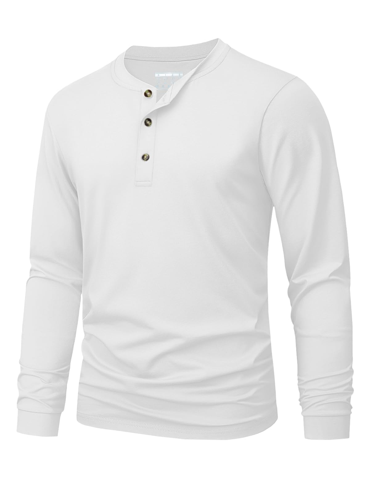 Men'S Fashion T Shirts - Men's Henley T-Shirt Simple Solid Color