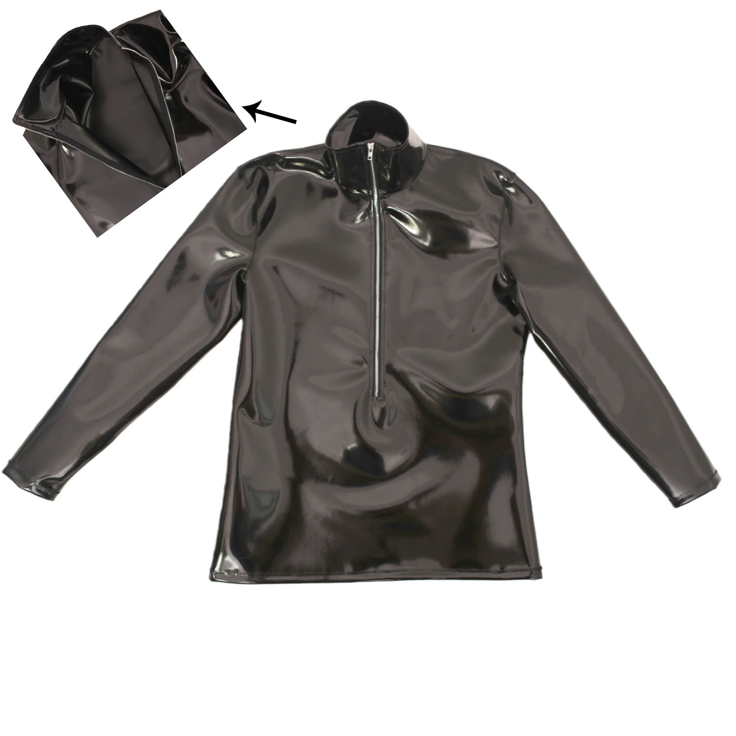 New Fashion Cloth Latex Men's  - Men'S Fashion T Shirts 评论和价格