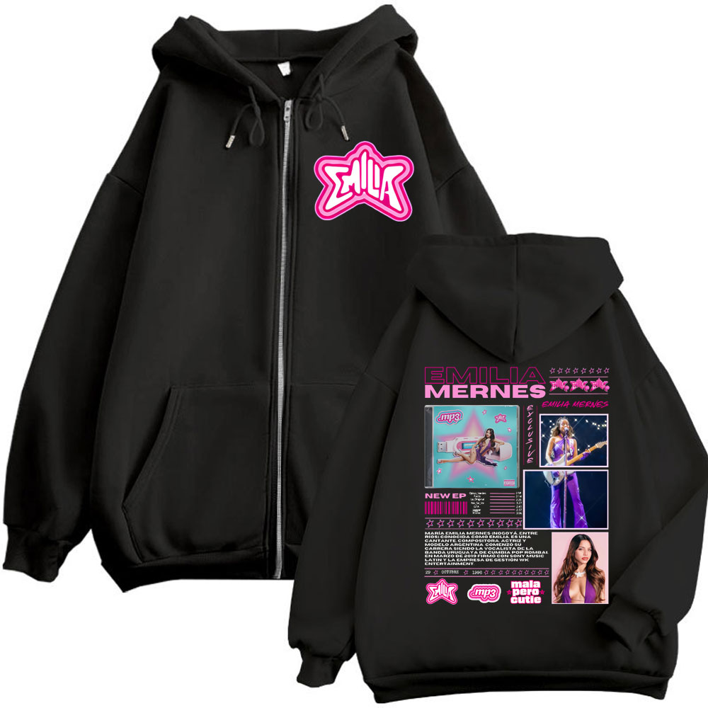 Emilia Mernes MP3 Album Merch  - Mens Fashion Zip Up Hoodies 评论和价格