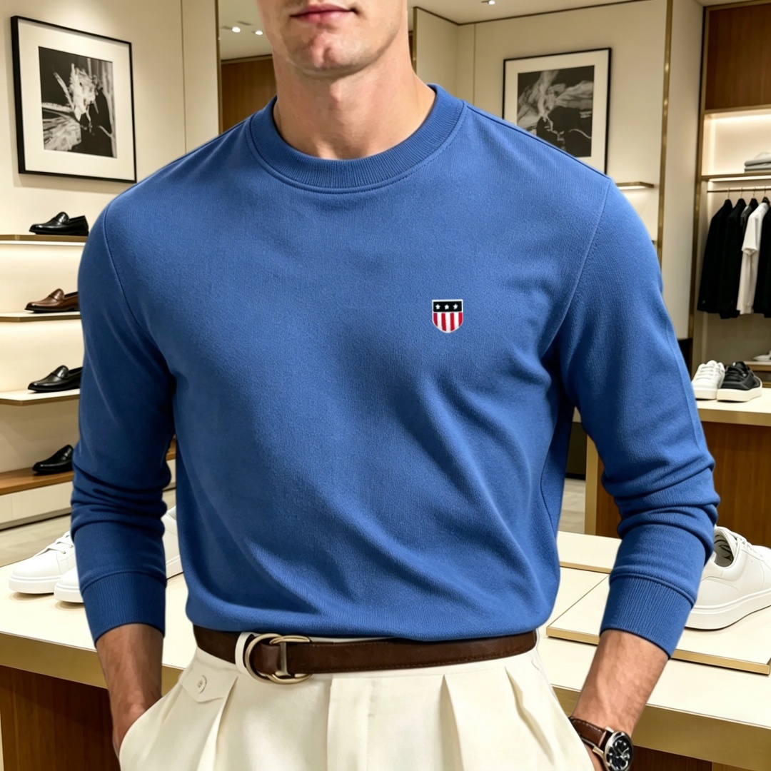 Soft cotton high-end brand men - Men'S Fashion T Shirts 评论和价格