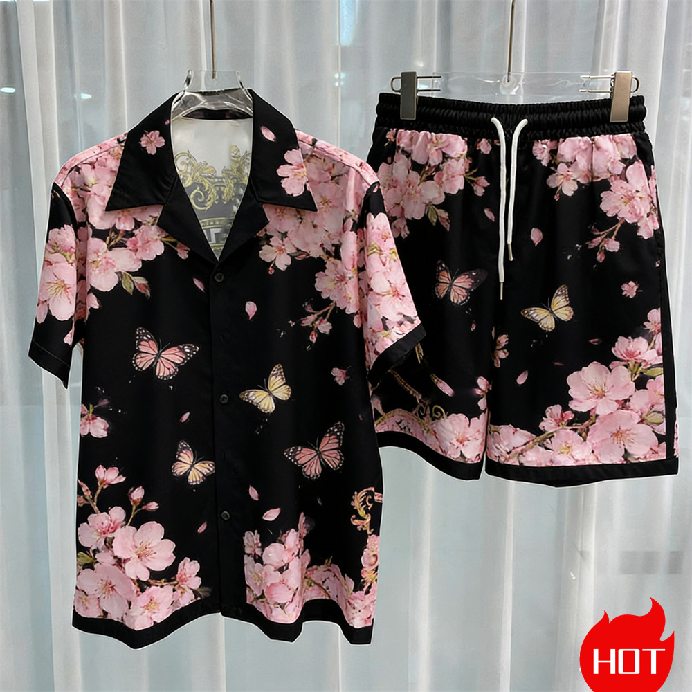 Digital printed men's set fash - Mens Fashion Wear 评论和价格