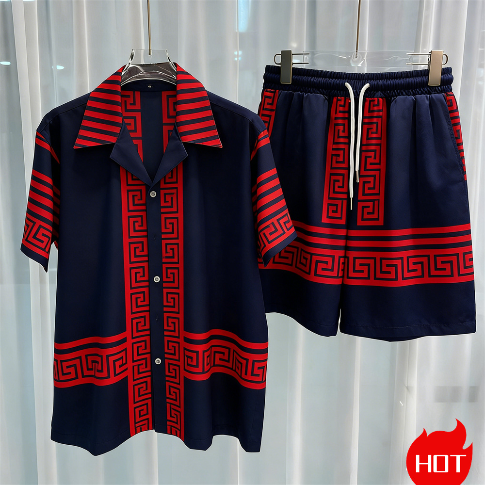 Digital printed men's set fash - Mens Fashion Wear 评论和价格