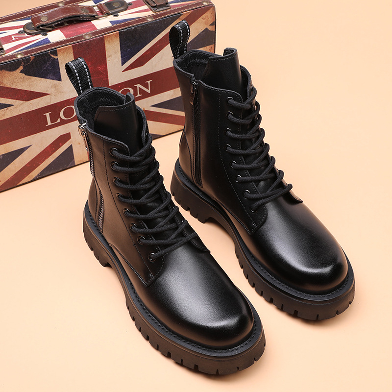 men casual high motorcycle boo - Chelsea Boots Men 评论和价格