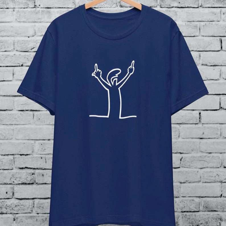 Angry La Linea Unisex T-Shirt  - Men'S Fashion From The 80S 评论和价格