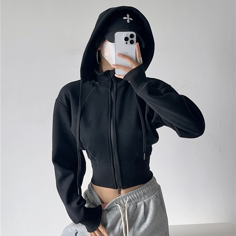 Women Crop Hoodie Sweatshirts  - Mens Fashion Zip Up Hoodies 评论和价格