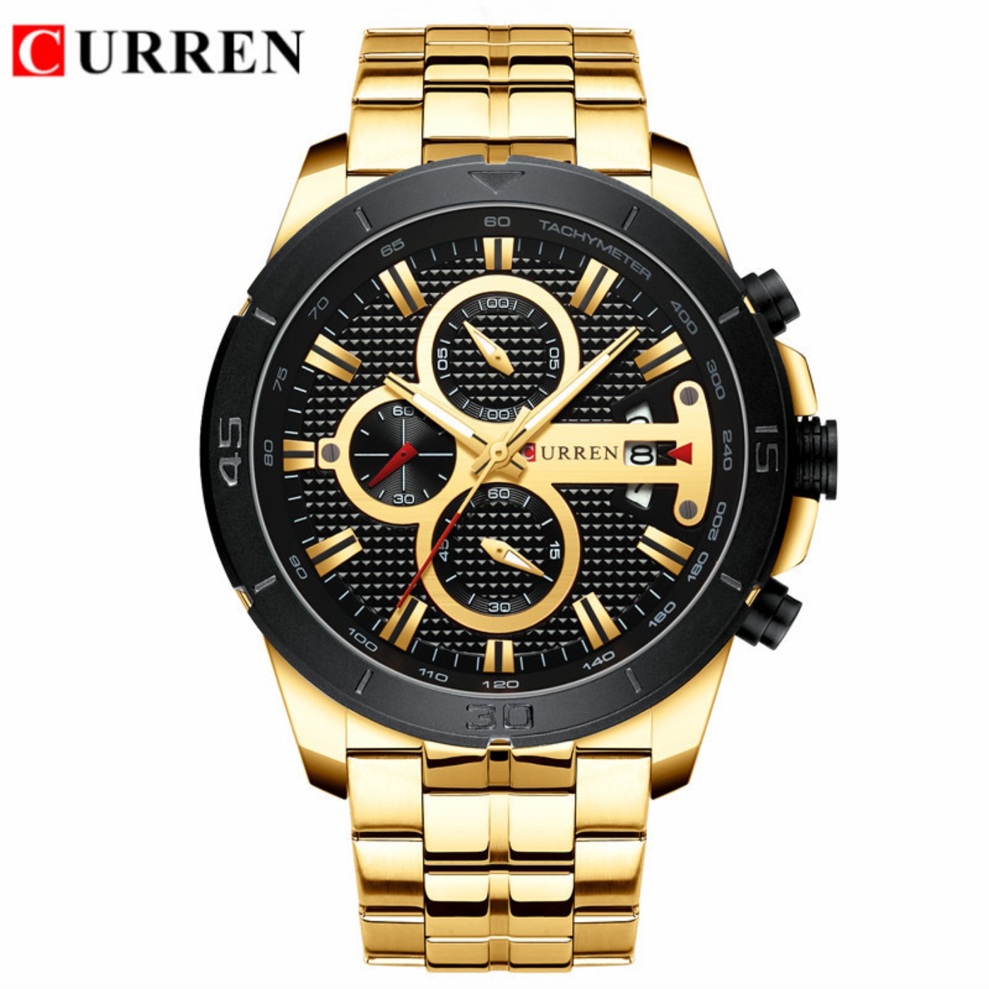 CURREN Watch Men Waterproof Ch - Men'S Fashion Luxury Brands 评论和价格