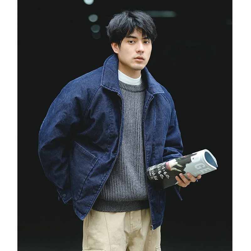 Men Japanese Streetwear Retro  - Corduroy Jacket Men 评论和价格