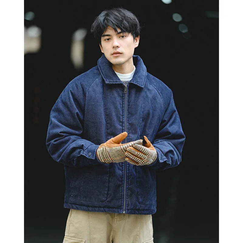 Men Japanese Streetwear Retro  - Corduroy Jacket Men 评论和价格