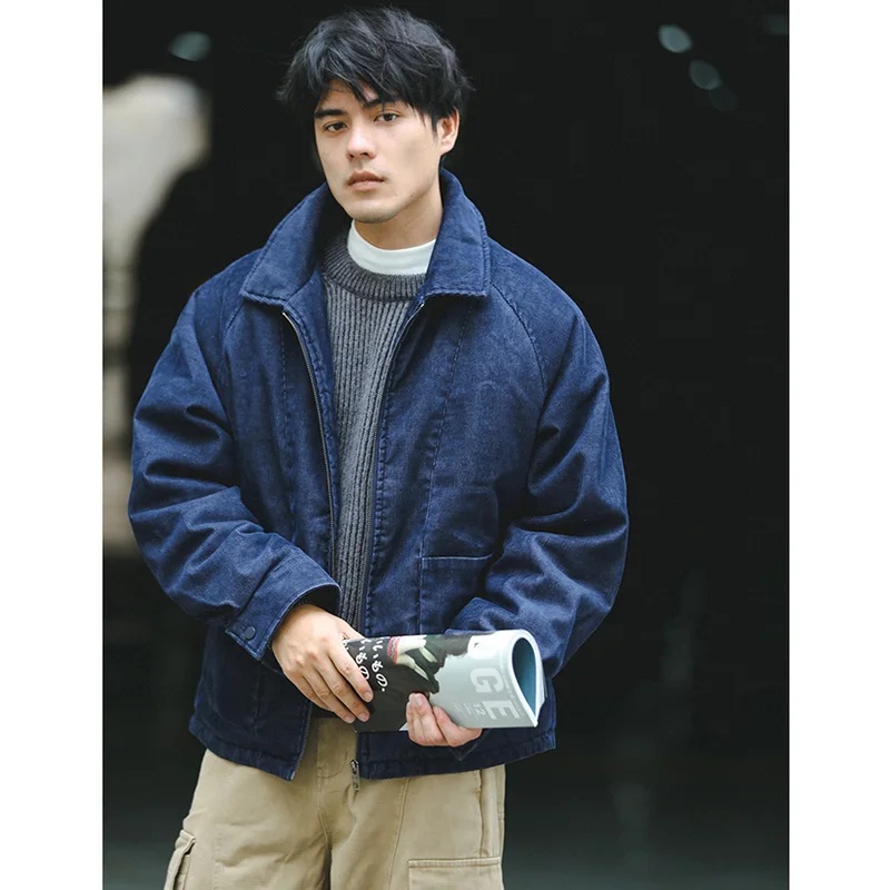 Men Japanese Streetwear Retro  - Corduroy Jacket Men 评论和价格