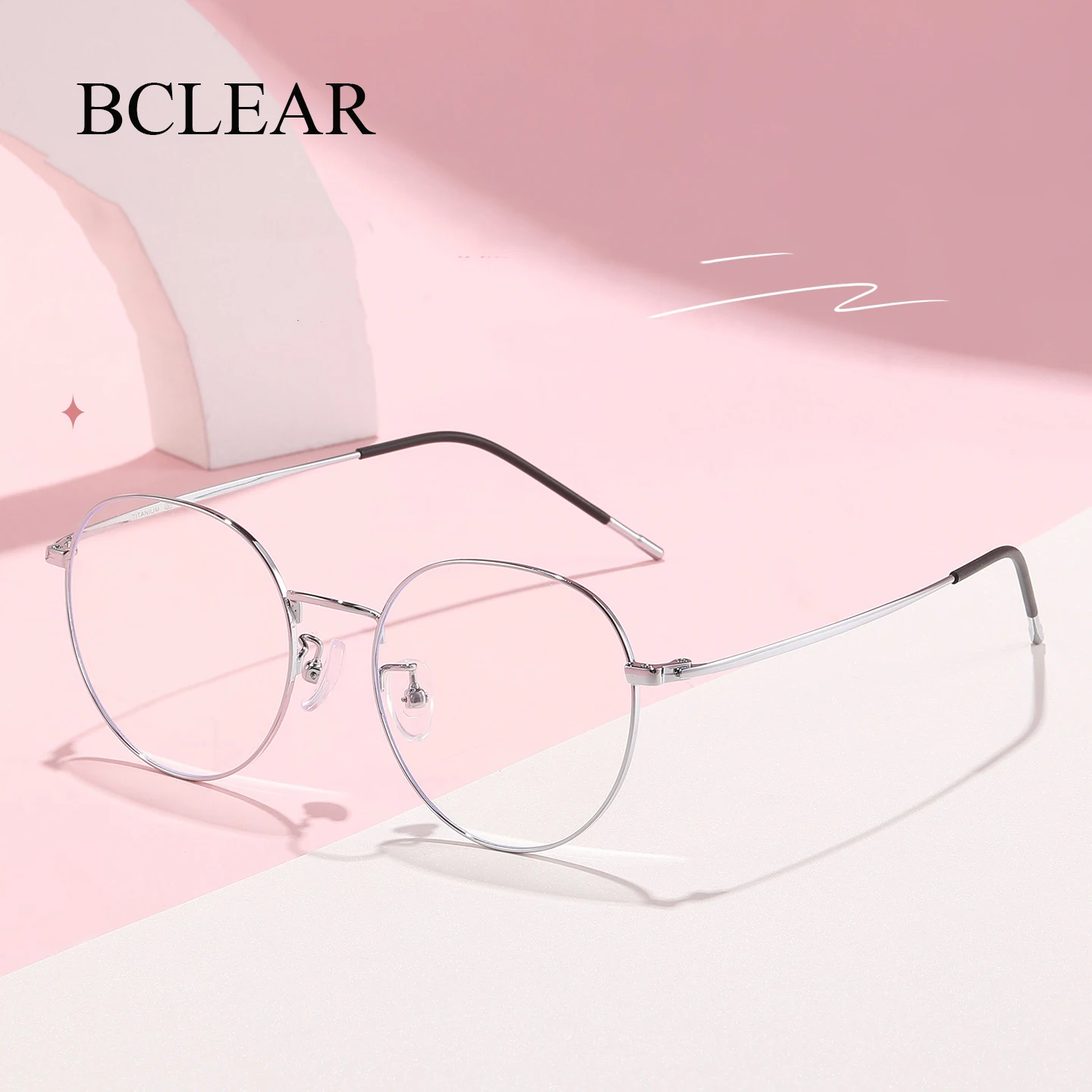 BCLEAR Ultra-Light Titanium Ro - Men'S Fashion Glasses 2026 评论和价格