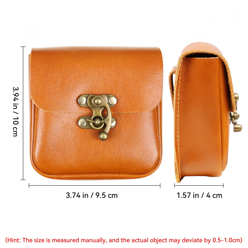 Soft Cowhide Small Waist Bag G - Leather Belt Braided 评论和价格