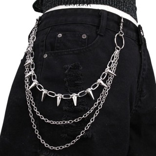 Unisex Hip Hop Punk Rock Metal - Jeans Pants Fashion Men 评论和价格