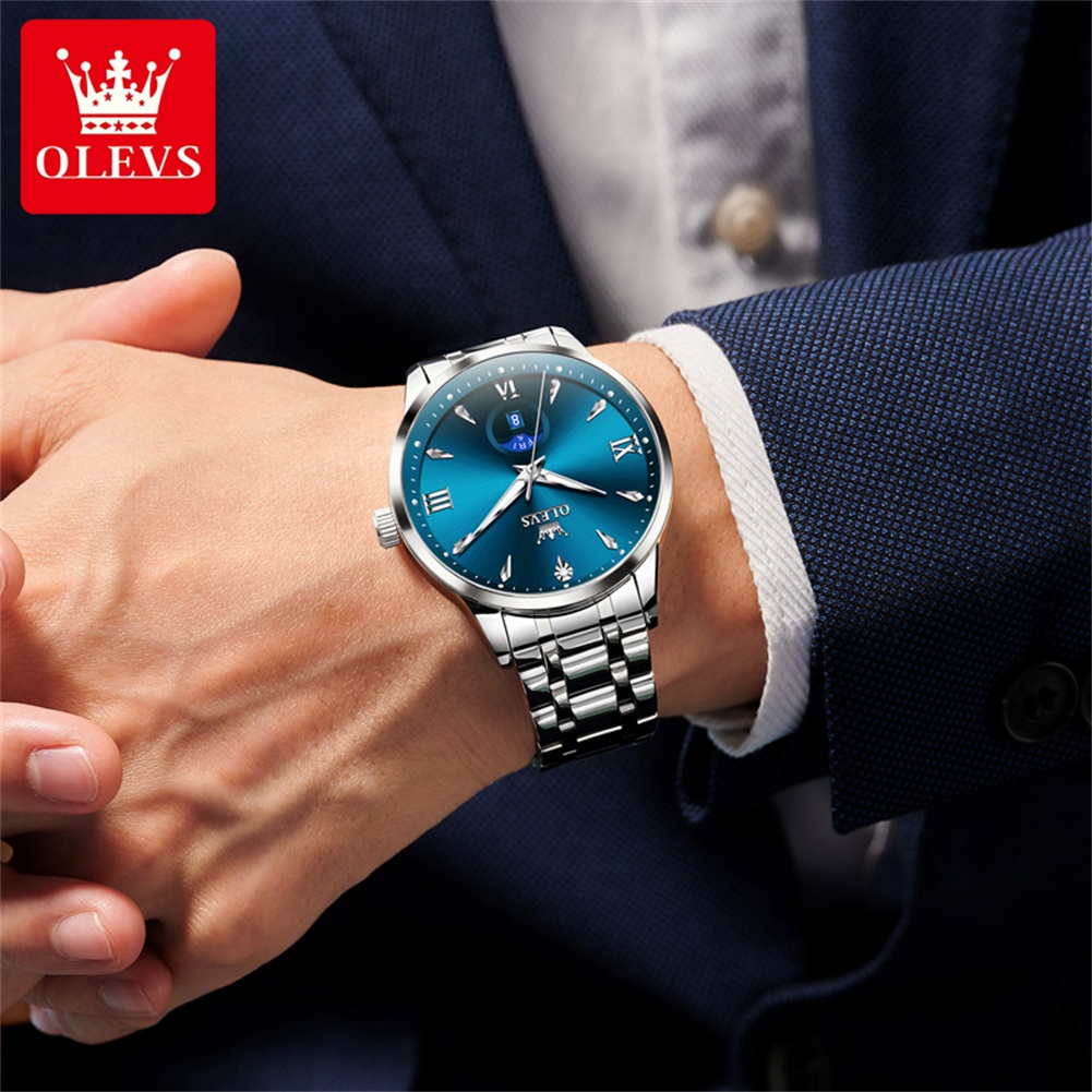 OLEVS Moon Phase men's watches - Men'S Fashion Luxury Brands 评论和价格