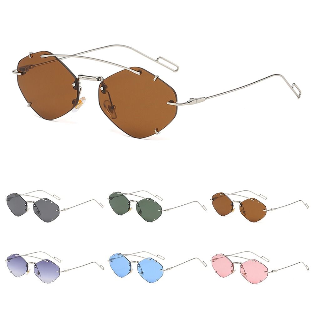 Fashion UV400 Protection Hexag - Mens Fashion In The 2000S 评论和价格