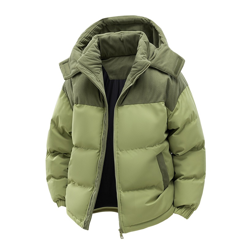 Men's Winter Thickened Cotton- - Corduroy Jacket Men 评论和价格