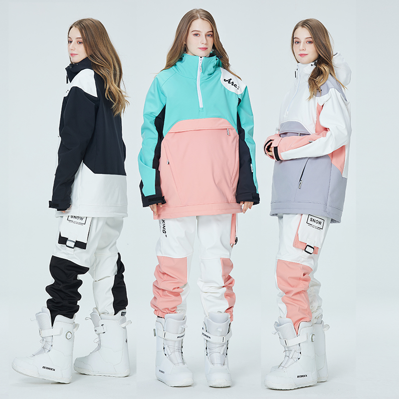 Ski Suit Sets for Men and Wome - Corduroy Jacket Men 评论和价格