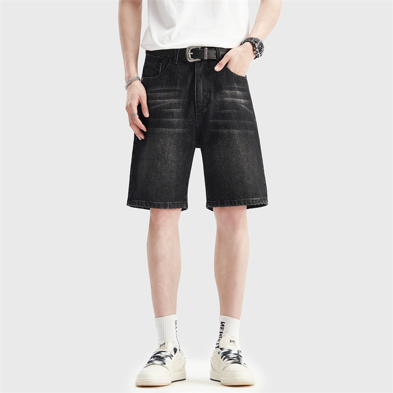 Summer Thin Black Denim Shorts - Jeans Pants Fashion Men 评论和价格