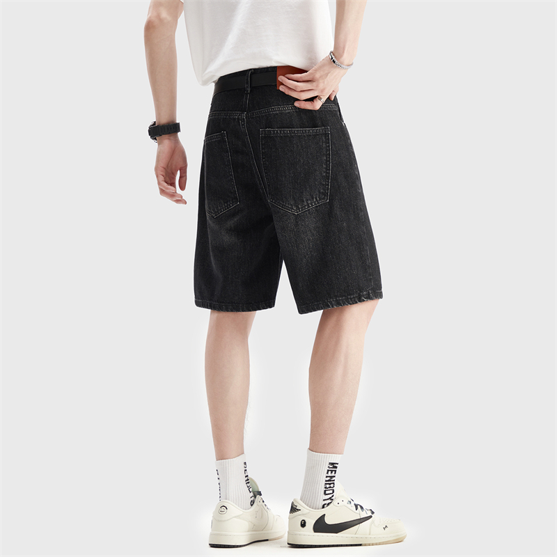 Summer Thin Black Denim Shorts - Jeans Pants Fashion Men 评论和价格