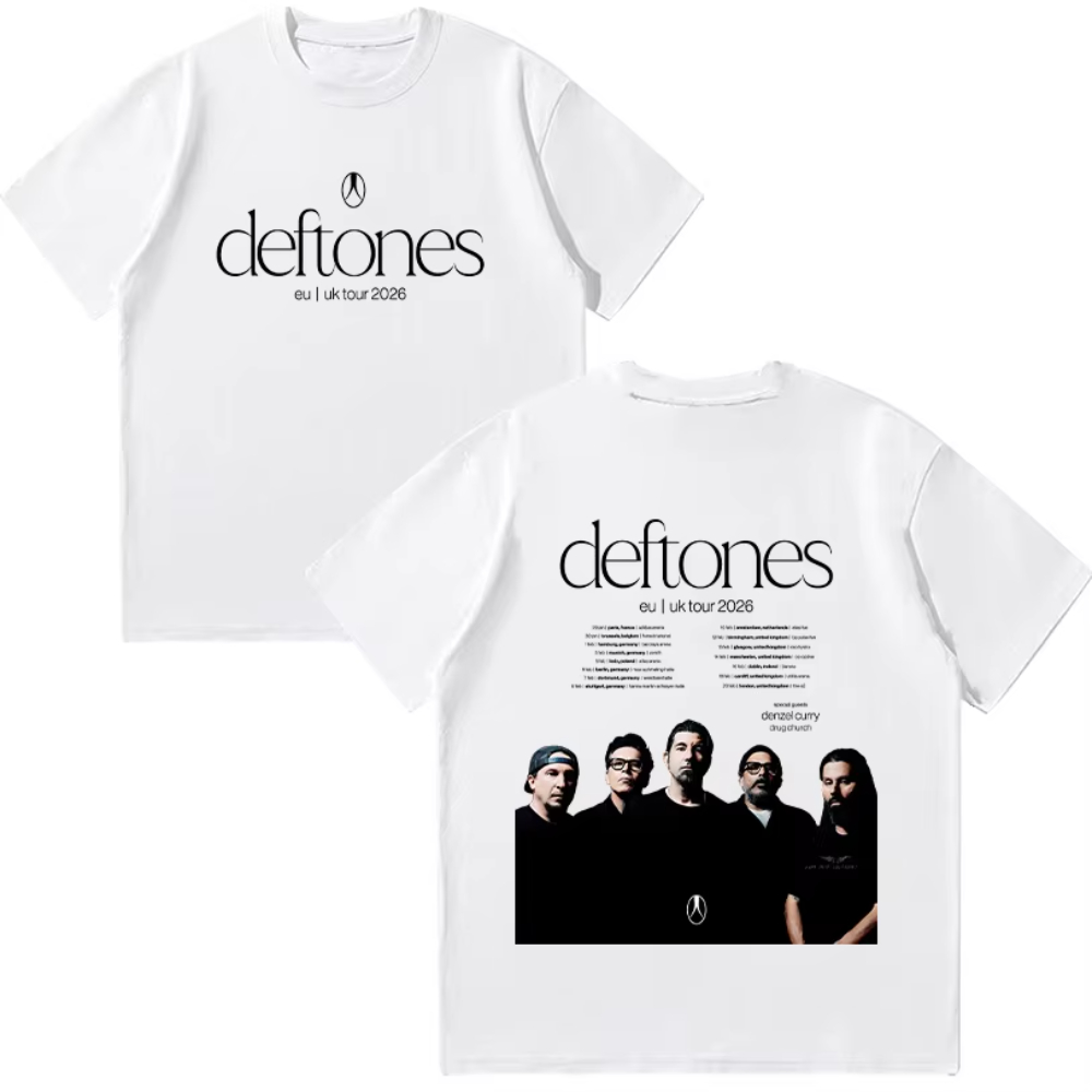 Deftones EU UK Tour 2026 T-shi - Men'S Fashion Uk 2026 评论和价格