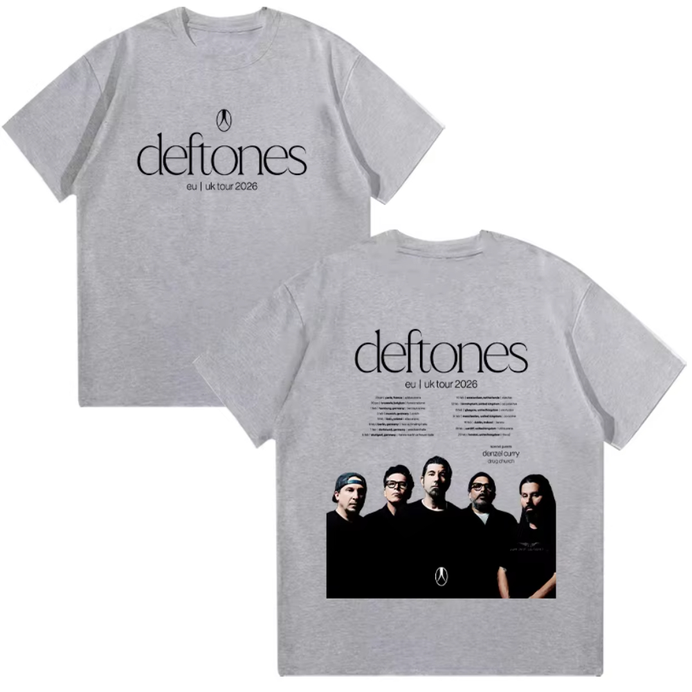 Deftones EU UK Tour 2026 T-shi - Men'S Fashion Uk 2026 评论和价格