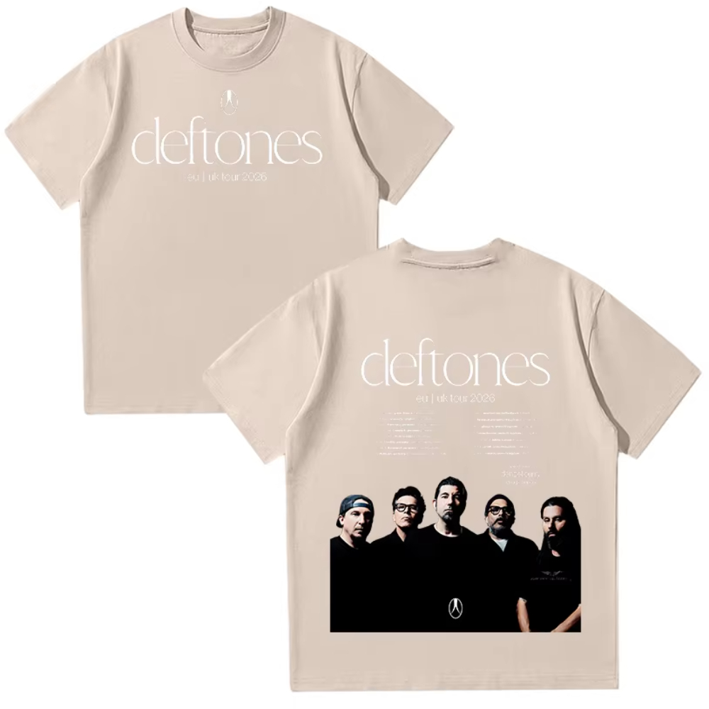 Deftones EU UK Tour 2026 T-shi - Men'S Fashion Uk 2026 评论和价格