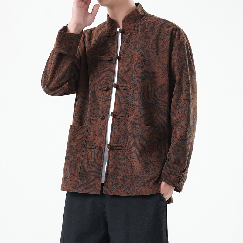 Autumn Chinese Style Corduroy  - Corduroy Jacket Men 评论和价格