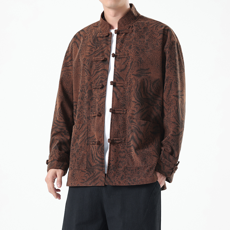 Autumn Chinese Style Corduroy  - Corduroy Jacket Men 评论和价格