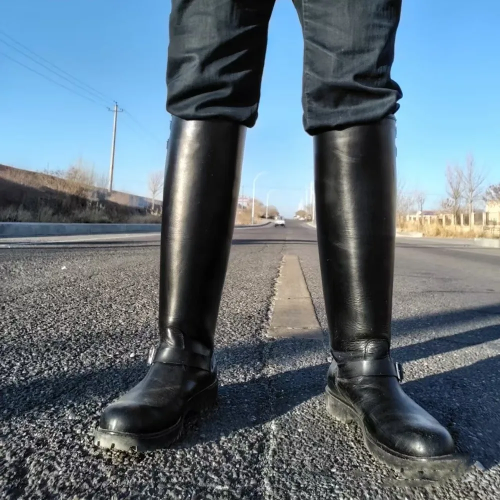 Fashion Men's Genuine Leather  - Chelsea Boots Men 评论和价格