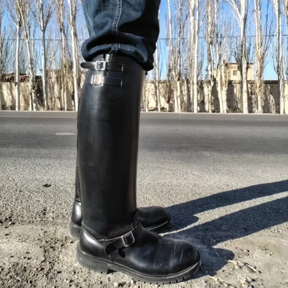 Fashion Men's Genuine Leather  - Chelsea Boots Men 评论和价格
