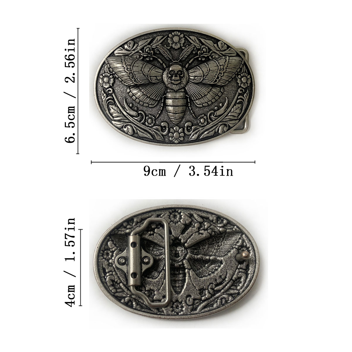 Men Vintage Belt Buckle, Antiq - Leather Belt Braided 评论和价格