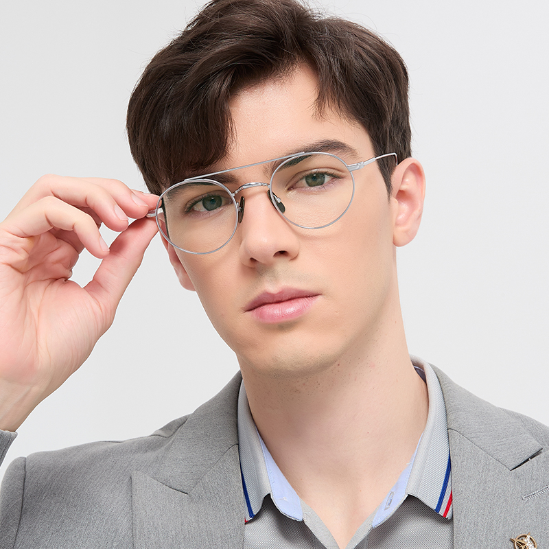 2026 New York Men Retro Pilot  - Men'S Fashion Glasses 2026 评论和价格