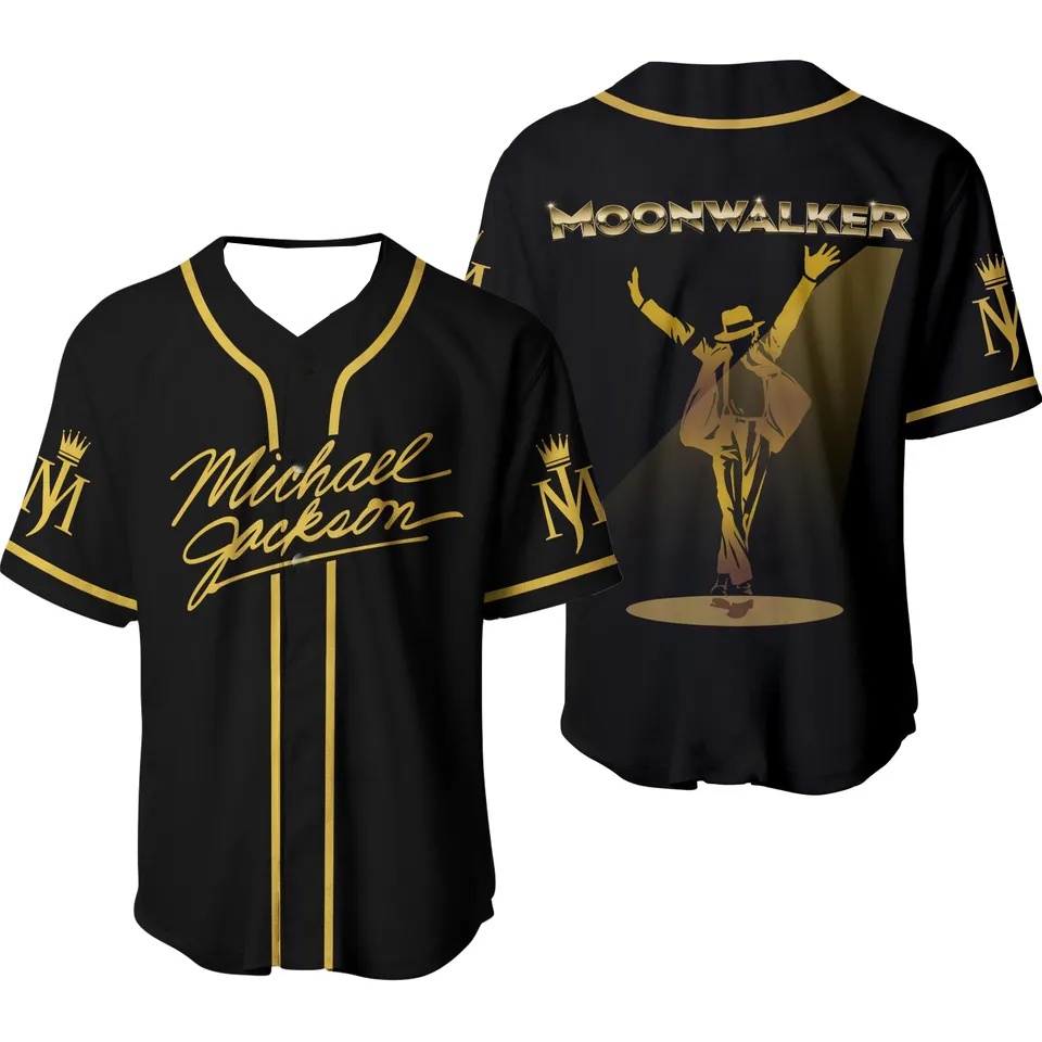 2026Michael Jackson Moonwalker - Mens Fashion Baseball Jersey 评论和价格