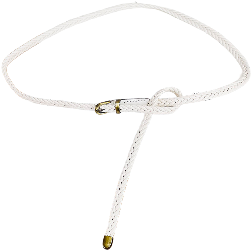 For Casual Daily Wear No Hole  - Leather Belt Braided 评论和价格