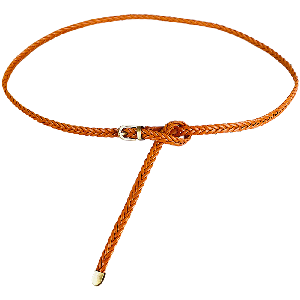 For Casual Daily Wear No Hole  - Leather Belt Braided 评论和价格