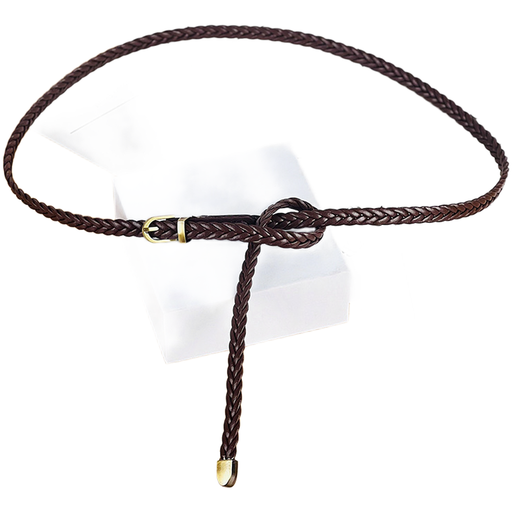 For Casual Daily Wear No Hole  - Leather Belt Braided 评论和价格
