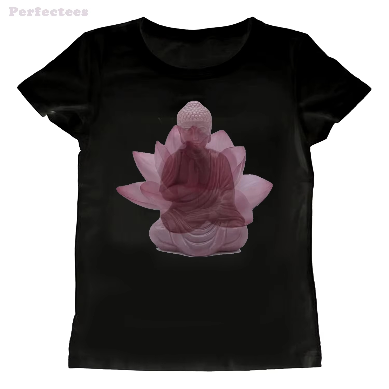 Buddha Lotus Printed T-shirt W - Mens Fashion In The 2000S 评论和价格