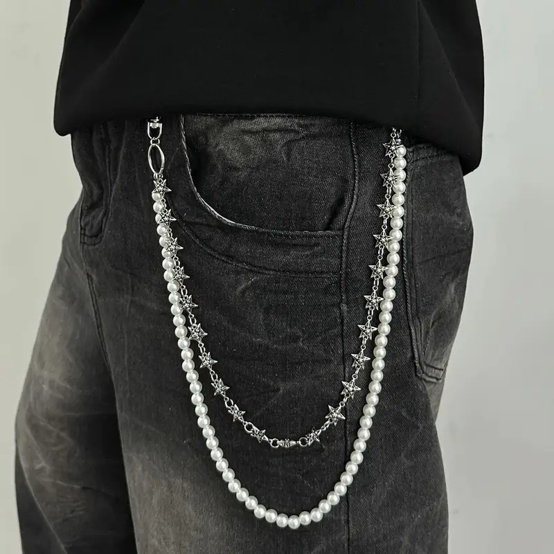 Salircon Vintage Punk Metal Pe - Jeans Pants Fashion Men 评论和价格