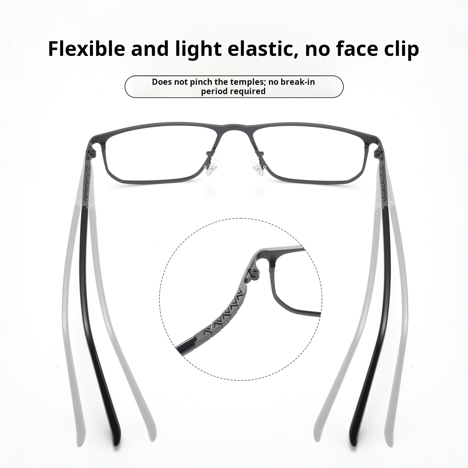 MOMOJA 2026 Titanium Alloy Squ - Men'S Fashion Glasses 2026 评论和价格