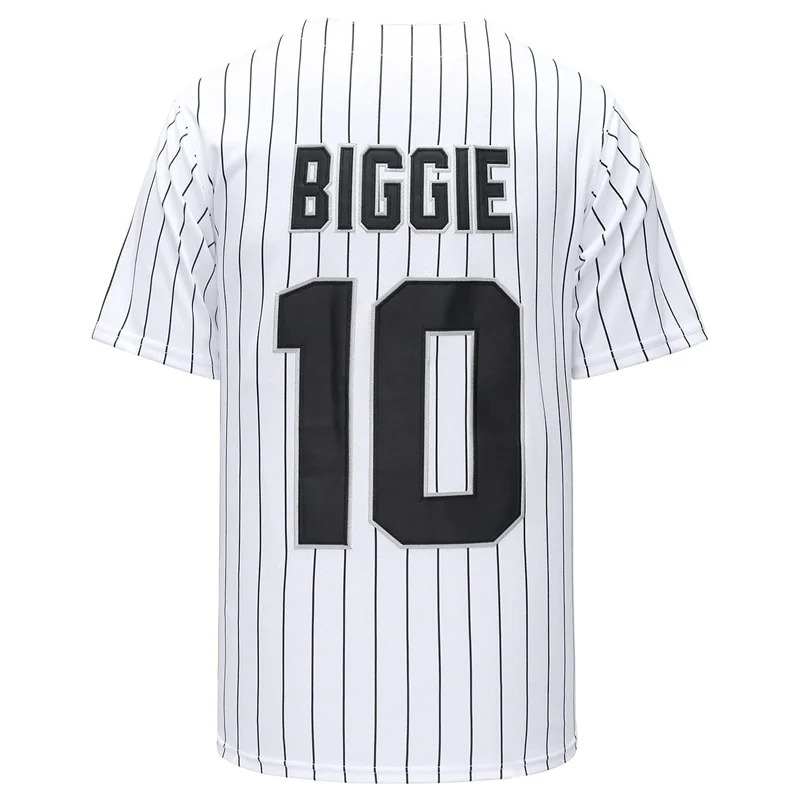 Movie #10 Bad Boy BIGGIE Baseb - Mens Fashion Baseball Jersey 评论和价格