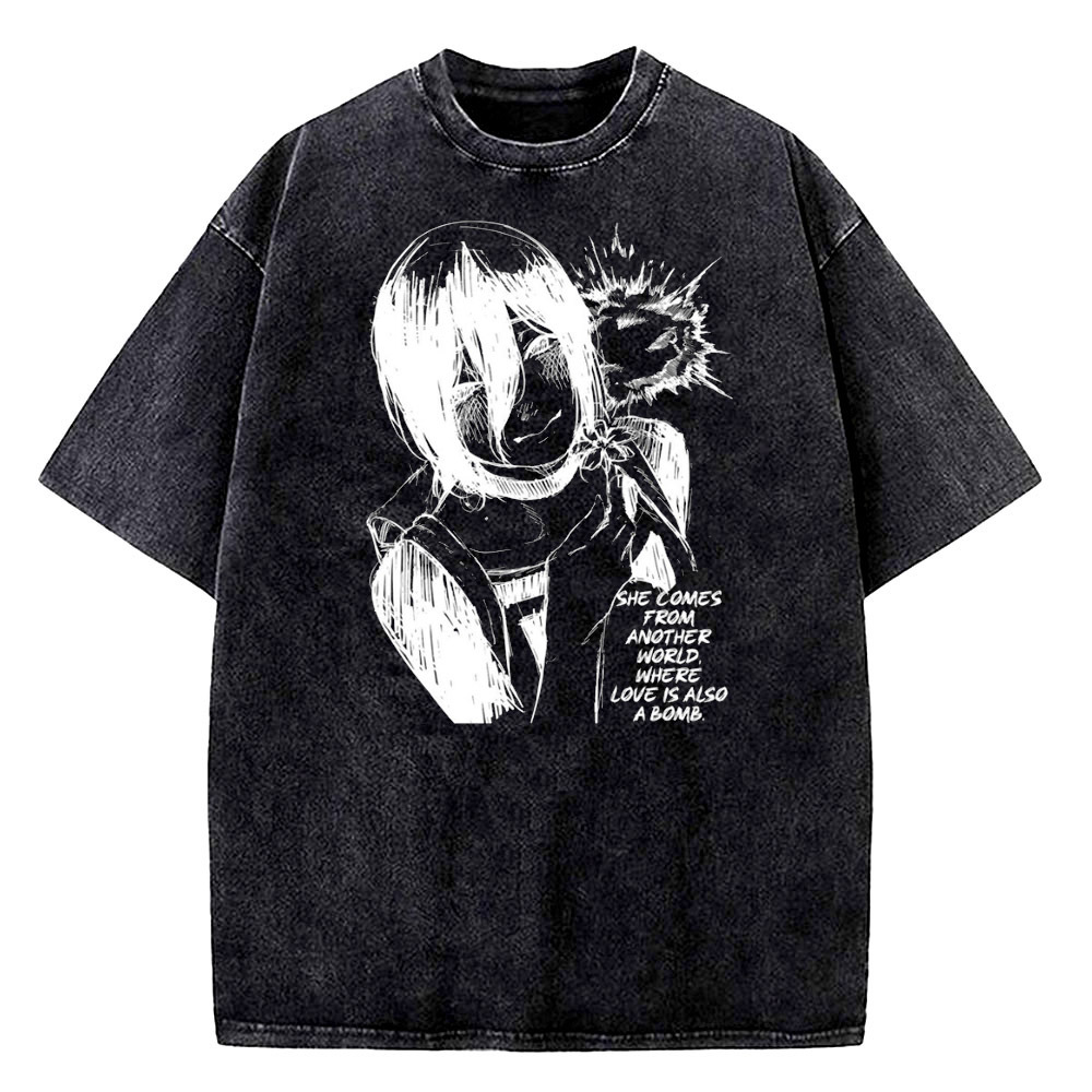 Reze Vintage Washed cotton tee - Men'S Fashion University 评论和价格