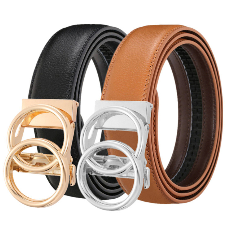 2025 Double Ring Automatic Buc - Leather Belt Braided 评论和价格