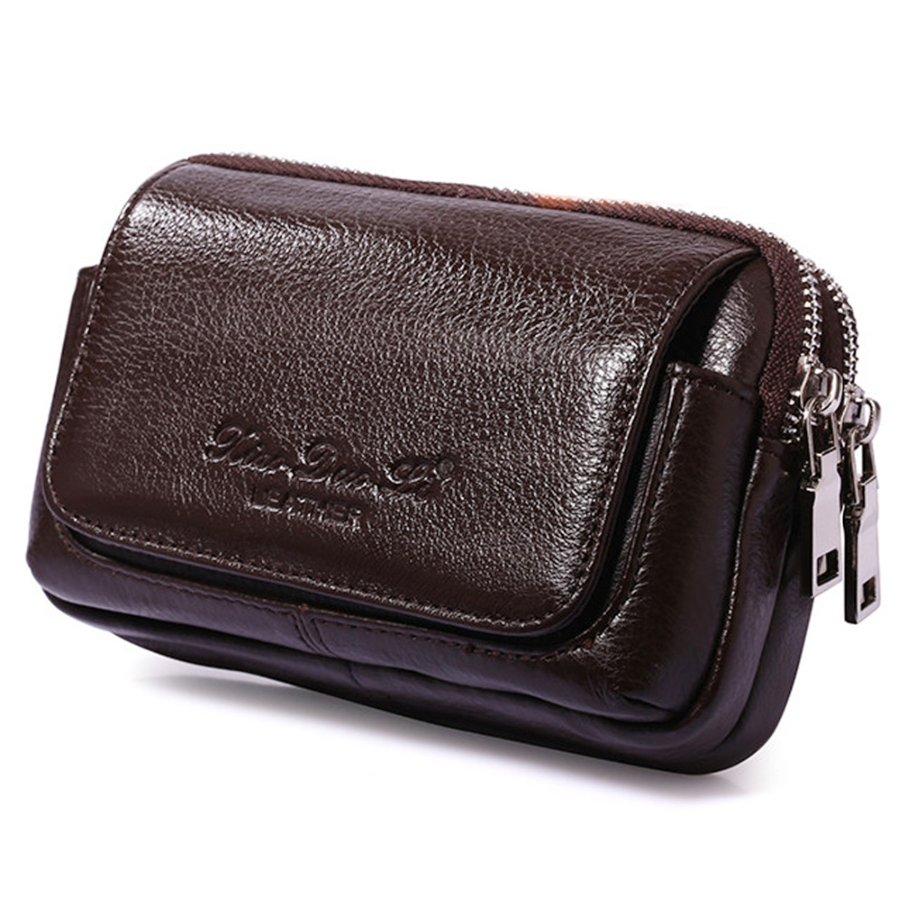 Men Genuine Leather Waist Fann - Leather Belt Braided 评论和价格
